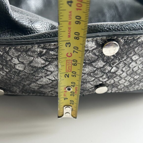 Vtg Celine Dion Y2K/Hobo Shoulder Bag/Crossbody Bag, made  of 100 PU in Black - Picture 11 of 17